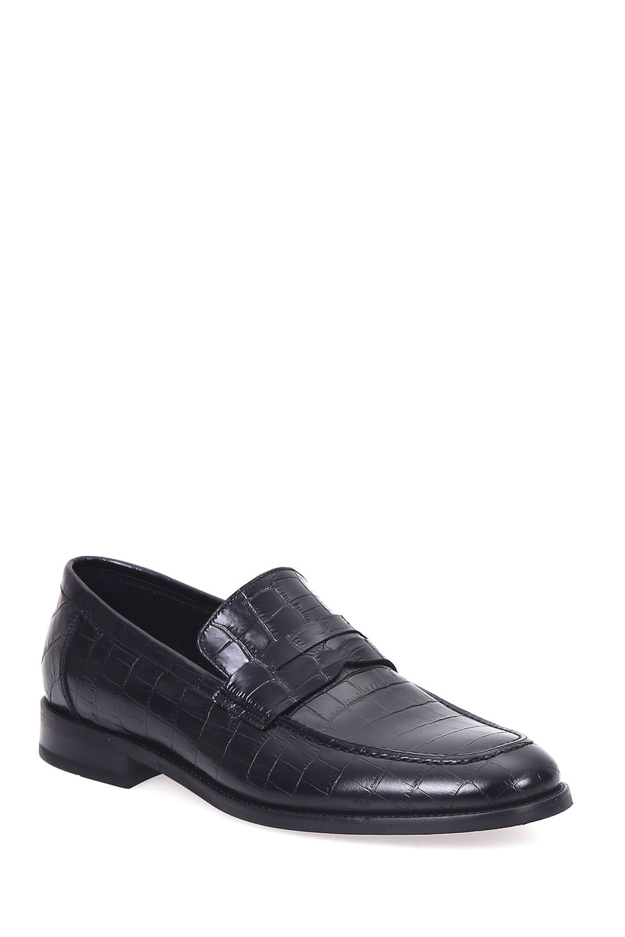 Crocodile Patterned Men's Shoes