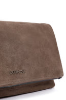 Women's Mink Suede Crossbody Bag | Derimod