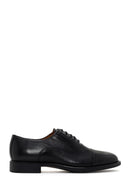 Men's Black Laced Leather Classic Shoes | Derimod