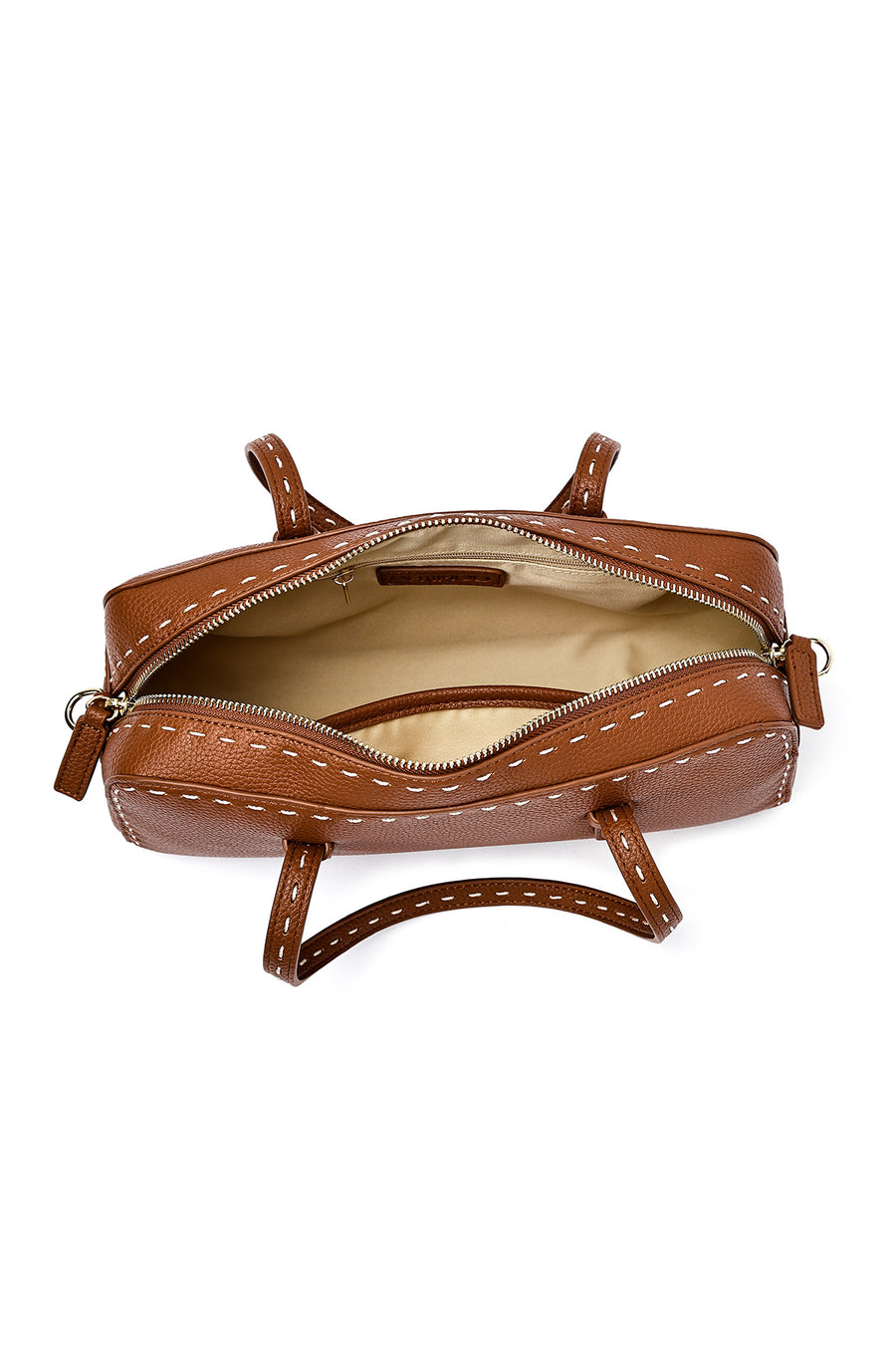 Women's Brown Long Strap Shoulder Bag