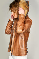 ROBERTA WOMEN'S LEATHER JACKET | Derimod