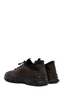 Men's Brown Lace-Up Leather Sneaker | Derimod