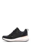 Skechers Women's Black Fine Shine Thick Soled Sneaker | Derimod