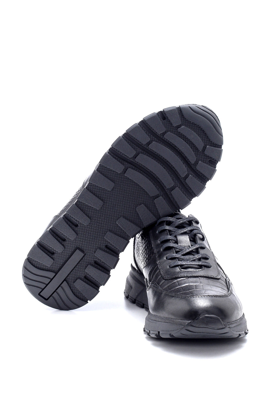 Men's Leather Crocodile Pattern Sneaker