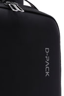 D-Pack Erkek Siyah Teknolojik Kumaş Hardcase Sırt Çantası | Derimod