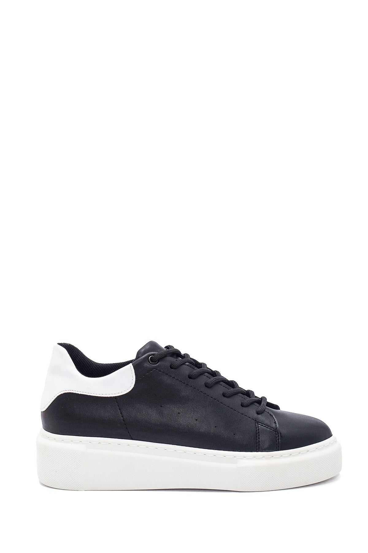 Kadın Siyah Kalın Tabanlı Sneaker 22SFE217618 | Derimod