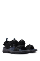 Skechers Men's Black Tresmen - Ryer Fabric Sandals | Derimod