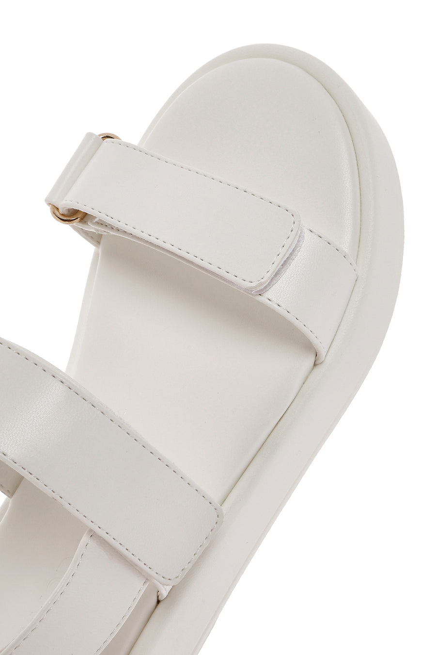 Women's White Thick Soled Sandals