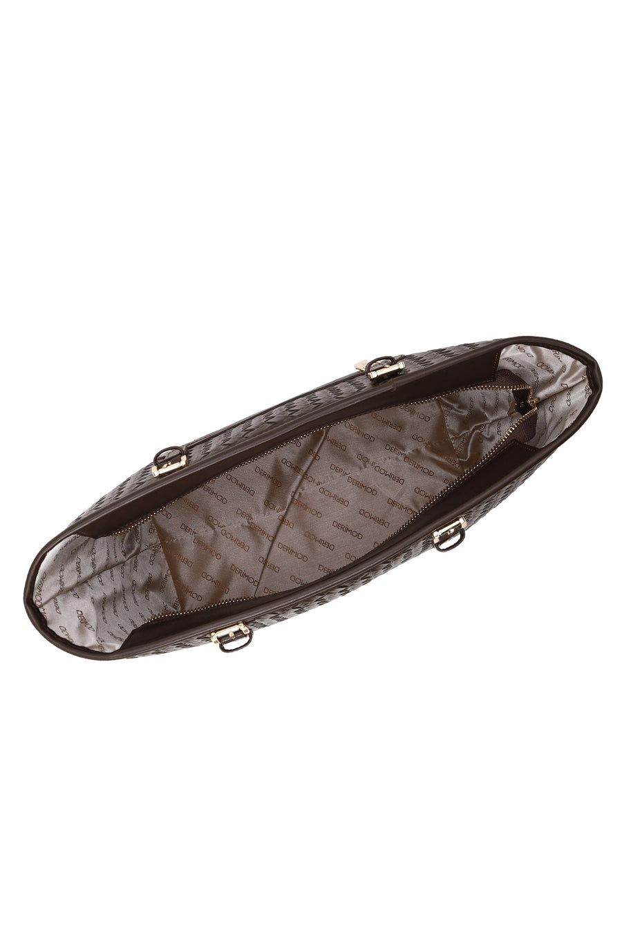 Woman Brown Knitted Shoulder Bag