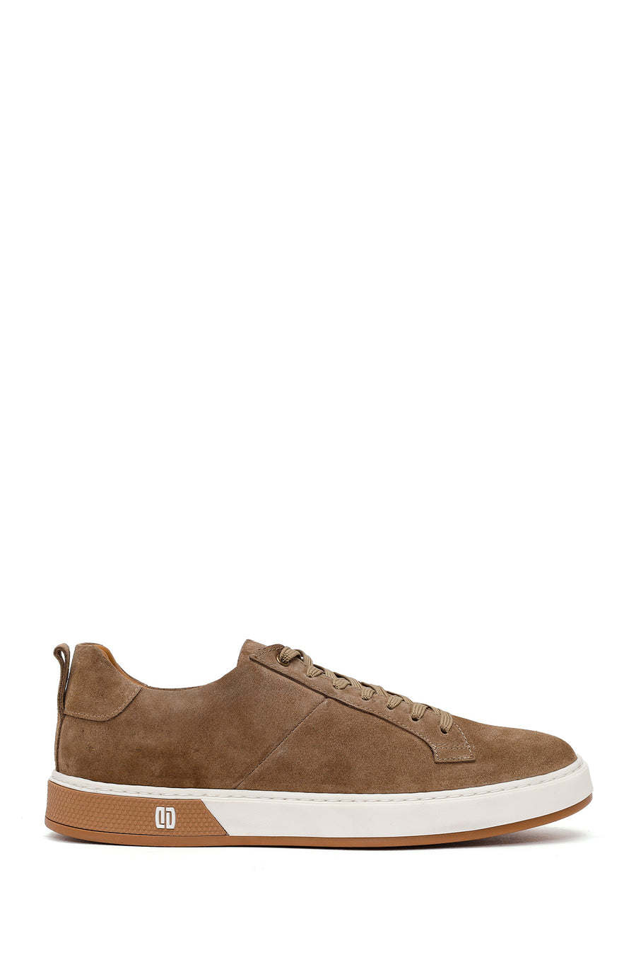 Erkek Bej Bağcıklı Süet Deri Sneaker 26SFD700210 | Derimod