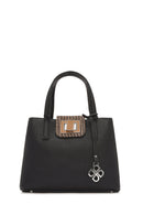 Women's Black Long Strap Fabric Handbag | Derimod