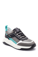 Erkek Deri Şerit Detaylı Sneaker | Derimod