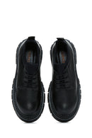 Women's Leather Thick Soled Casual Shoes | Derimod