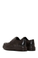 Men's Brown Leather Thick Soled Casual Shoes | Derimod