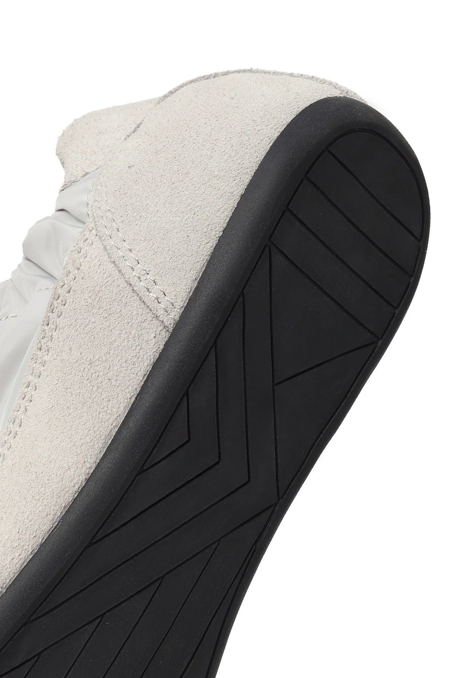 Women's Grey Lace-up Leather Sneaker