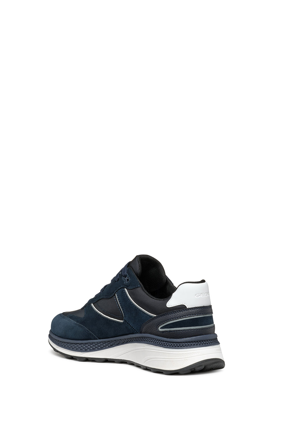 Geox Erkek Lacivert Spherica Actif X1 Abx Bağcıklı Waterproof Deri Sneaker