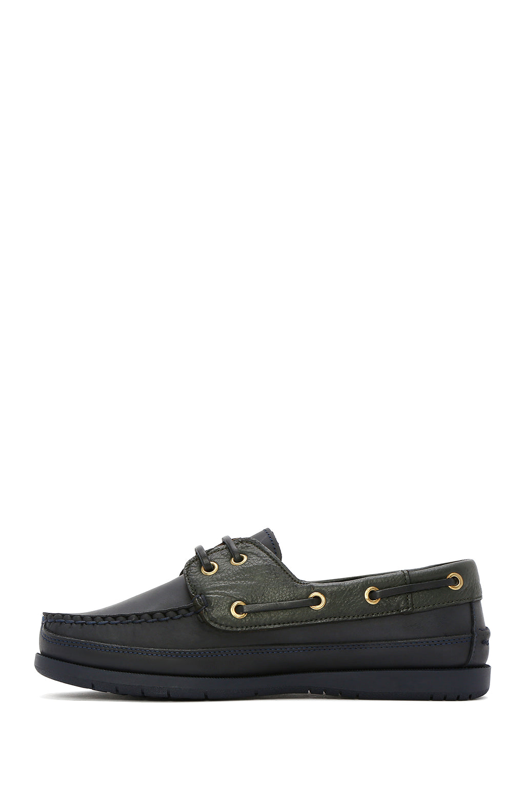 Erkek Yeşil Deri Comfort Casual Ayakkabı