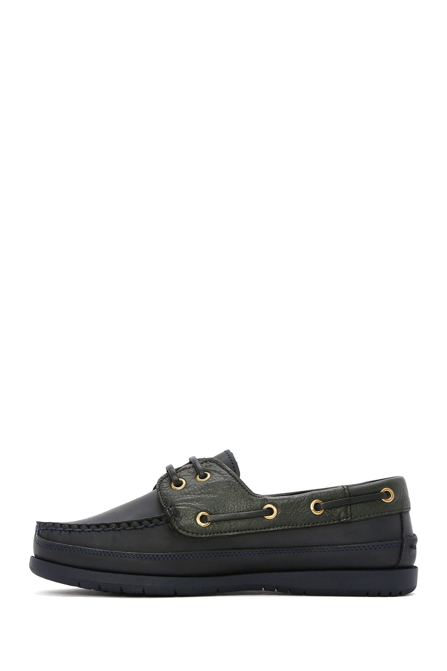 Erkek Yeşil Deri Comfort Casual Ayakkabı