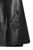 Jennifer Women's Black Leather Jacket | Derimod