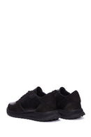 Men's Black Leather Sneaker | Derimod