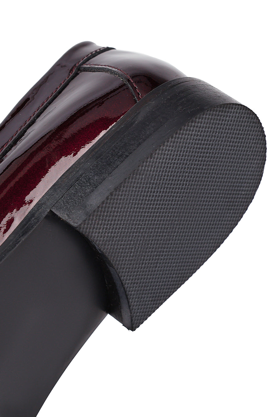 Woman Burgundy Leather Classic Loafer