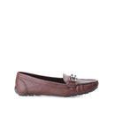 Brown Women's Loafer with Buckle | Derimod