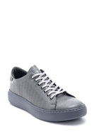 Men's Leather Printed Sneaker | Derimod