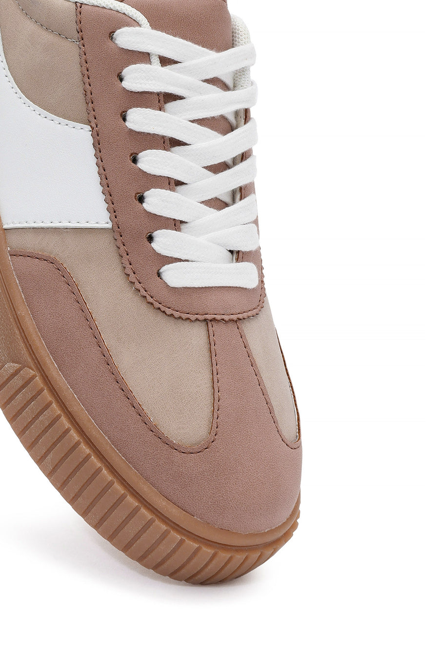 ACBC x Derimod Kadın Pembe Bağcıklı Süet Sneaker