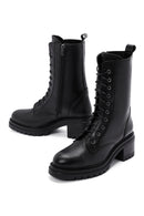 Women's Black Leather Boots | Derimod