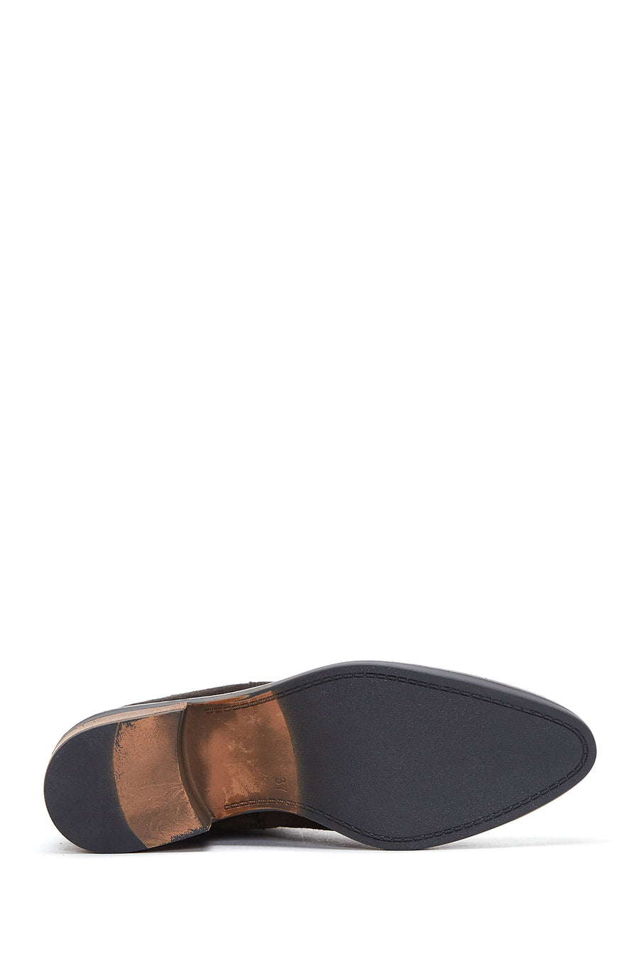 Woman Anthracite Süet Leather Chelsea Bot