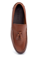 Men's Leather Tassel Detailed Loafer | Derimod