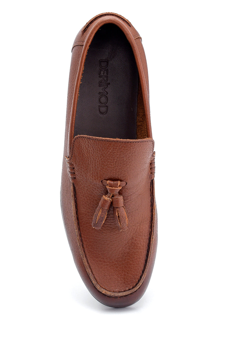 Men's Leather Tassel Detailed Loafer