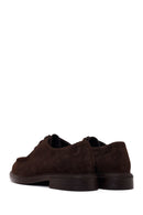 Derimod Black Male Brown Lace-up Suede Casual Shoes | Derimod