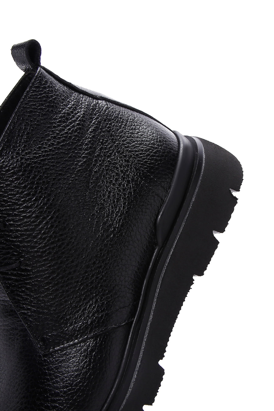 Men's Black Leather Casual Boots