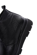 Men's Black Leather Casual Boots | Derimod