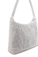 Women's Silver Long Chain Strap Stone Bag | Derimod