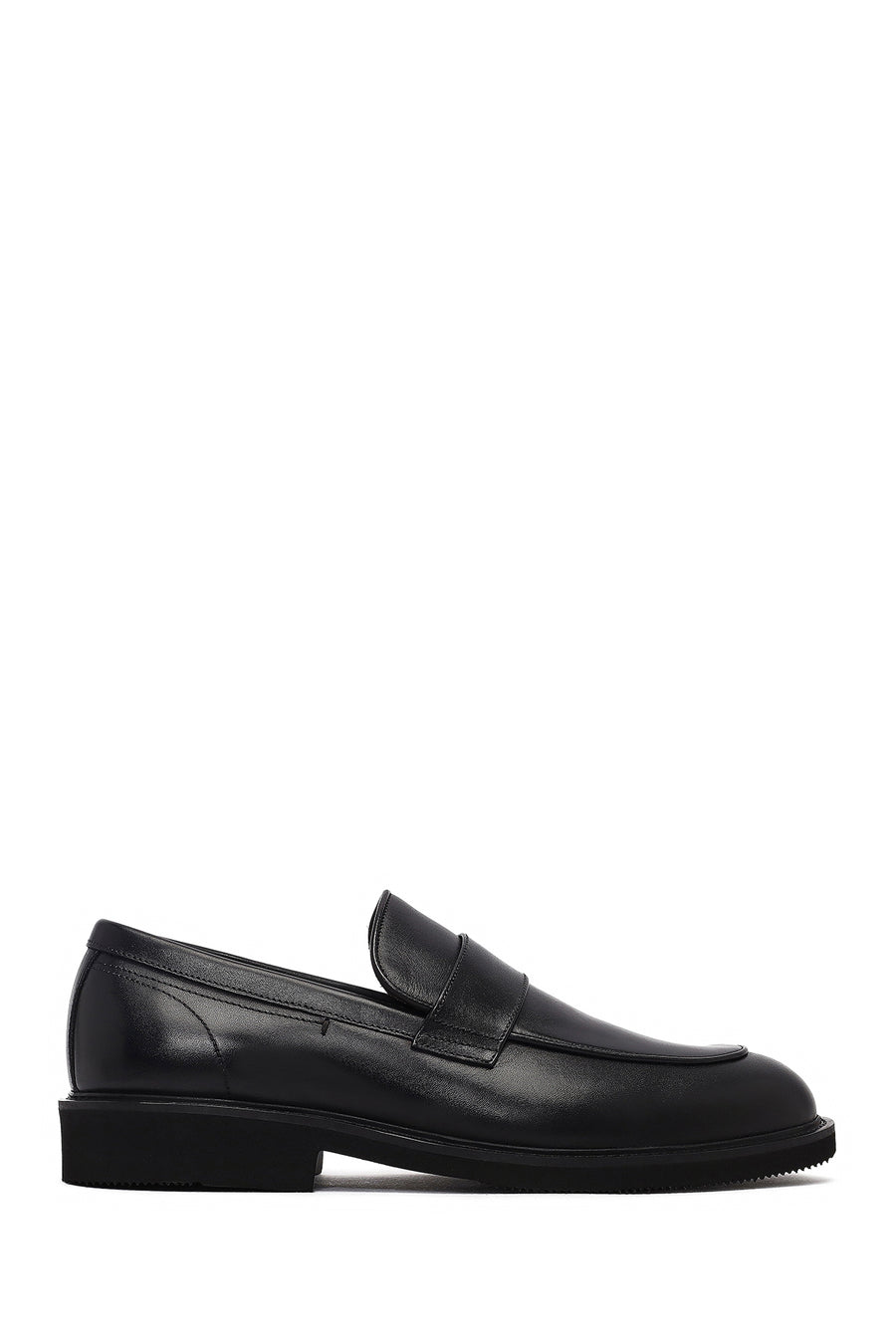 Erkek Siyah Deri Loafer 25WFD605718 | Derimod