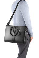 Geox Men's Black Morgany Briefcase | Derimod