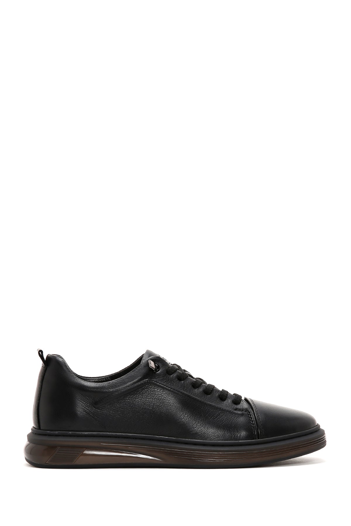 Men's Black Leather Sneaker 23SFD648518 | Derimod