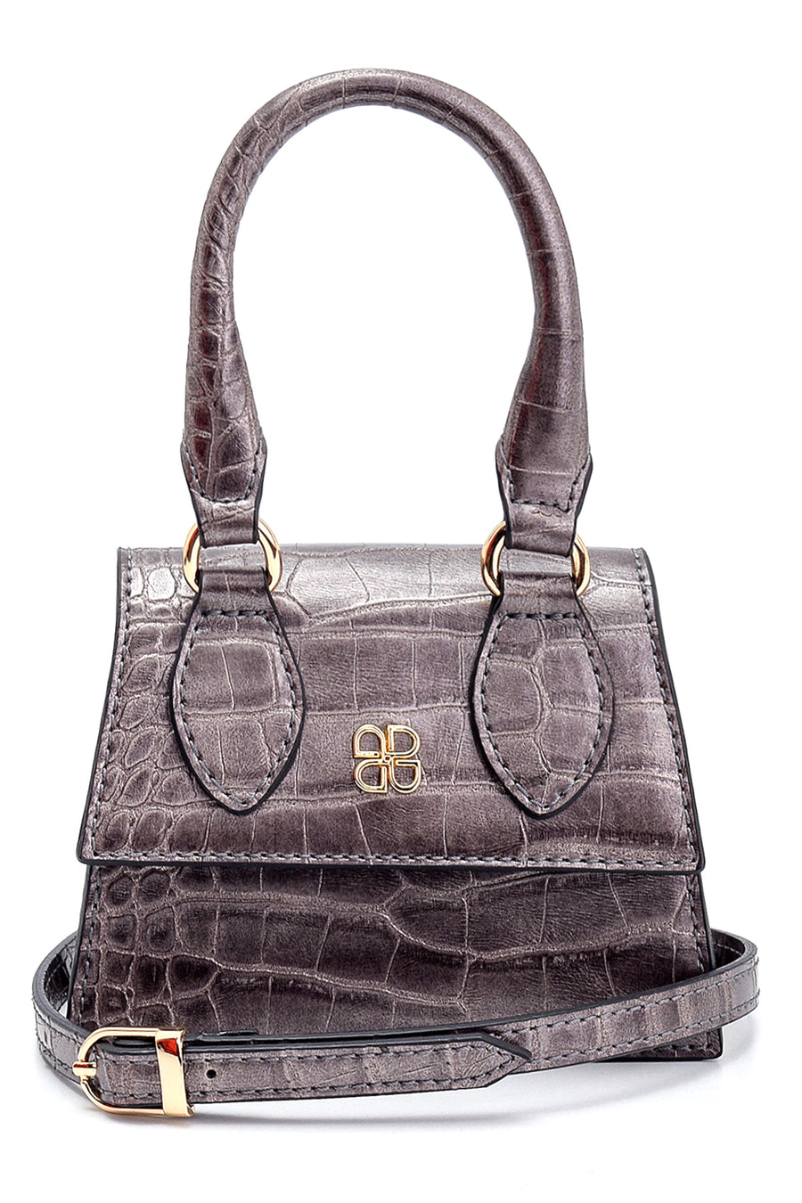 Women's Crocodile Patterned Mini Handbag 21SBD2104E3 | Derimod