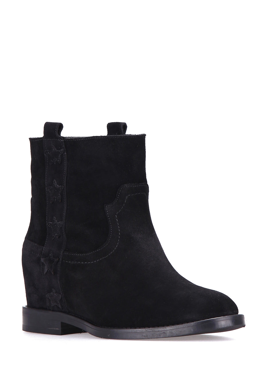 Wedge Heeled Women's Suede Boots