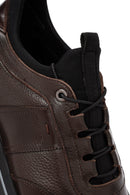 Men's Brown Lace-Up Leather Casual Sneaker | Derimod