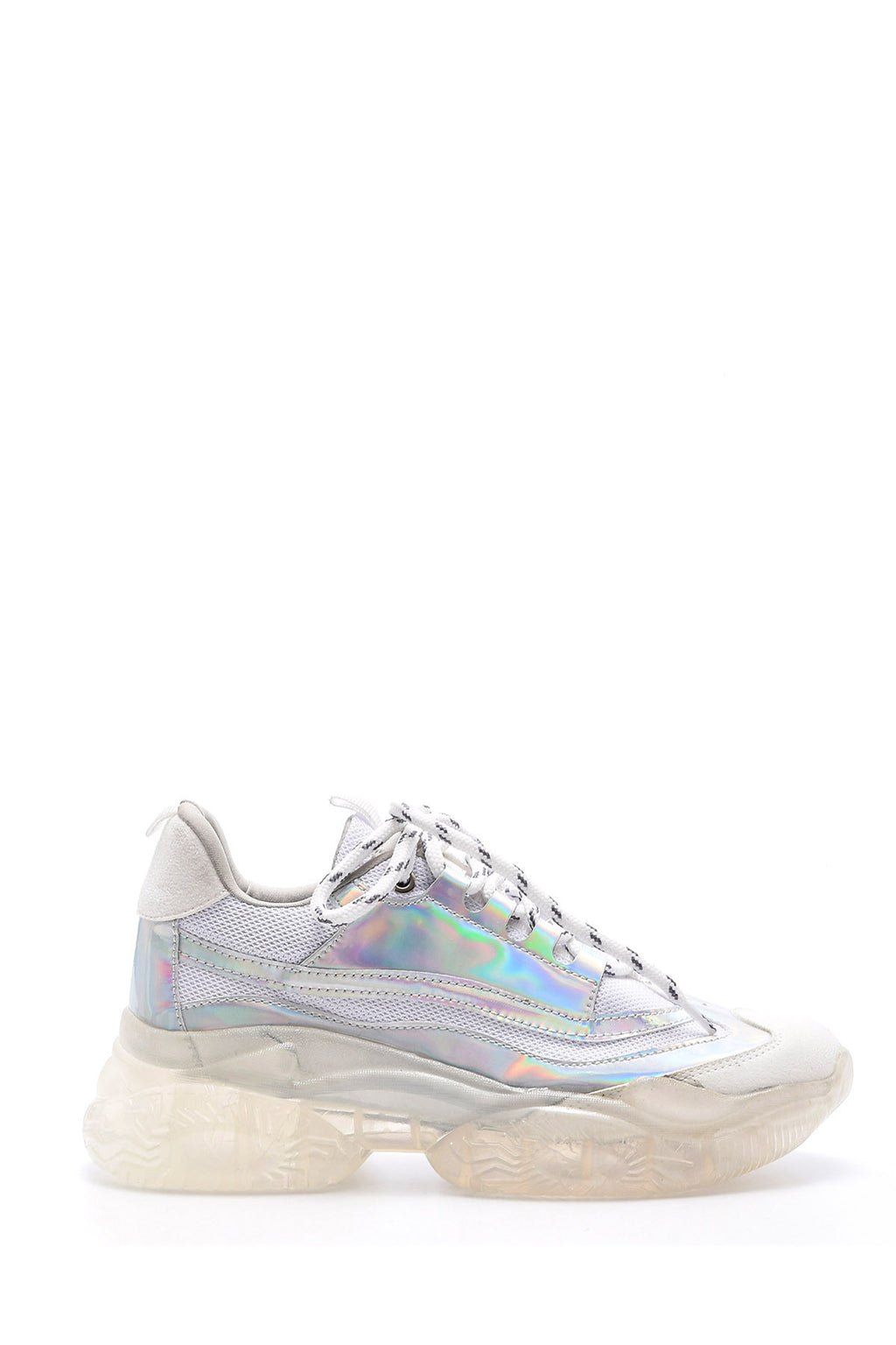 Kadın Şeffaf Tabanlı Sneaker