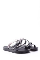 Women's Zebra Detailed Slippers | Derimod