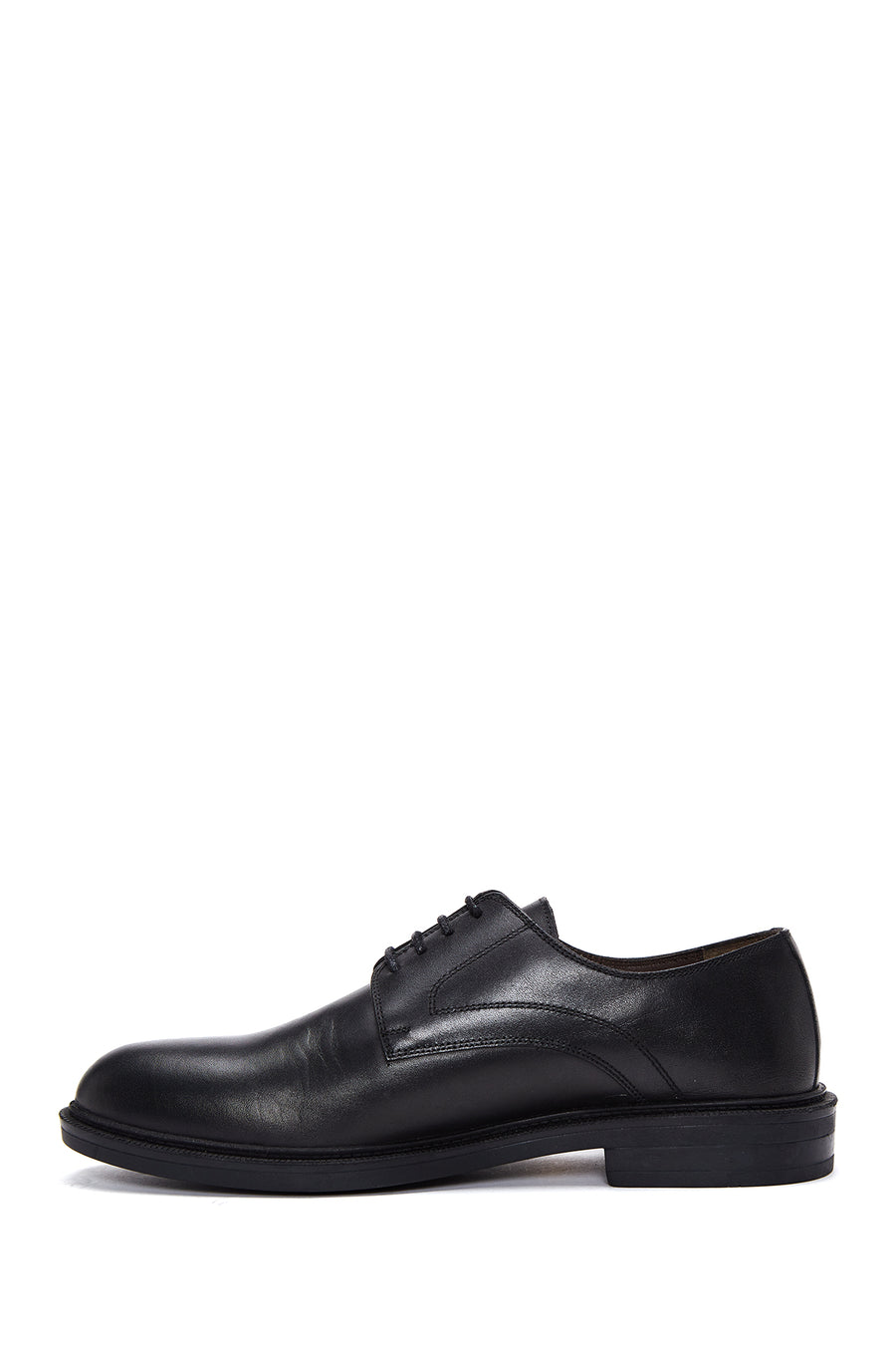 Men's Black Leather Casual Shoes