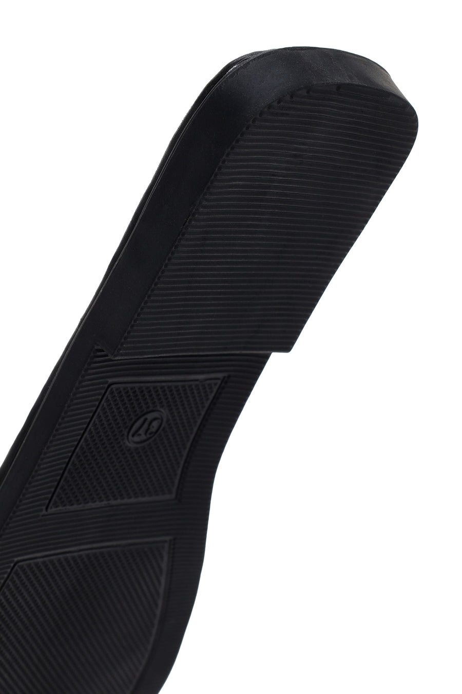 Women's Black Stone Slippers