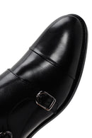 Men's Black Leather Monk Shoes | Derimod