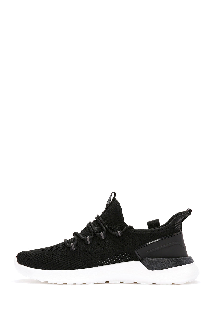 Derimod Zero Men's Black Lace-Up Thick Soled Fabric Sneaker
