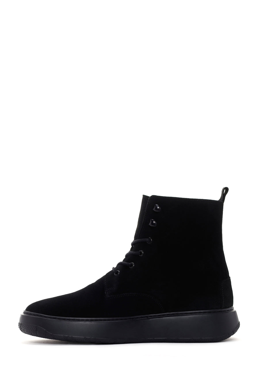 Men's Black Suede Leather Casual Boots