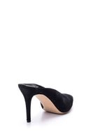 Women's Suede Heeled Slippers | Derimod